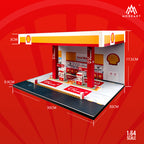 Shell gas station diorama MOREART