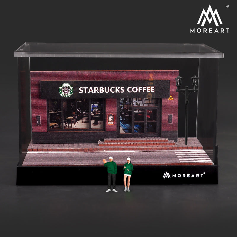 Detailed Starbucks Diorama