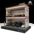 MOREART 2-Layer Parking Lot Model 1:64 Scale