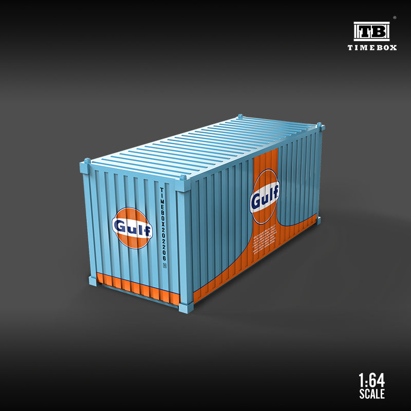 Diorama model of the Gulf Oil Container, scale 1:64