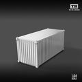 Diorama model of a 20ft White Container, scale 1:64