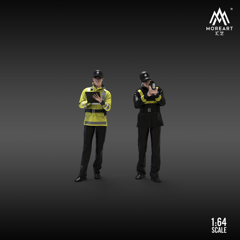 MOREART 1:64 Scale Traffic Police Diorama Model