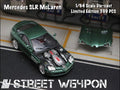 Street Weapon Mercedes SLR McLaren Green 1:64 scale model
