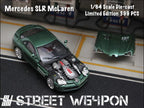 Street Weapon Mercedes SLR McLaren Green 1:64 scale model