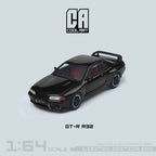 Nissan GT-R R32 black 1:64 scale