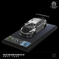 Front view of TIME MICRO Honda Civic Liquid Silver 1:64 scale model