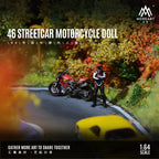 Mô hình diorama MOREART 1:64 46 Street Motorcycle Figure Set