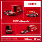 918 Coca-Cola Container Truck Model (1:64 Scale)