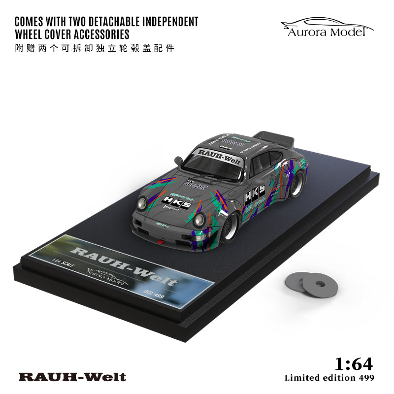 1:64 scale HKS Porsche 964 model