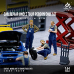 MOREART Auto Repairman Diorama Model 1:64 Scale