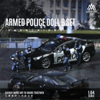 MOREART Armed Police Figure-Model B 1:64 Scale Diorama