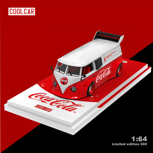 Front view of the Coca-Cola T1 Minivan (1:64 scale)