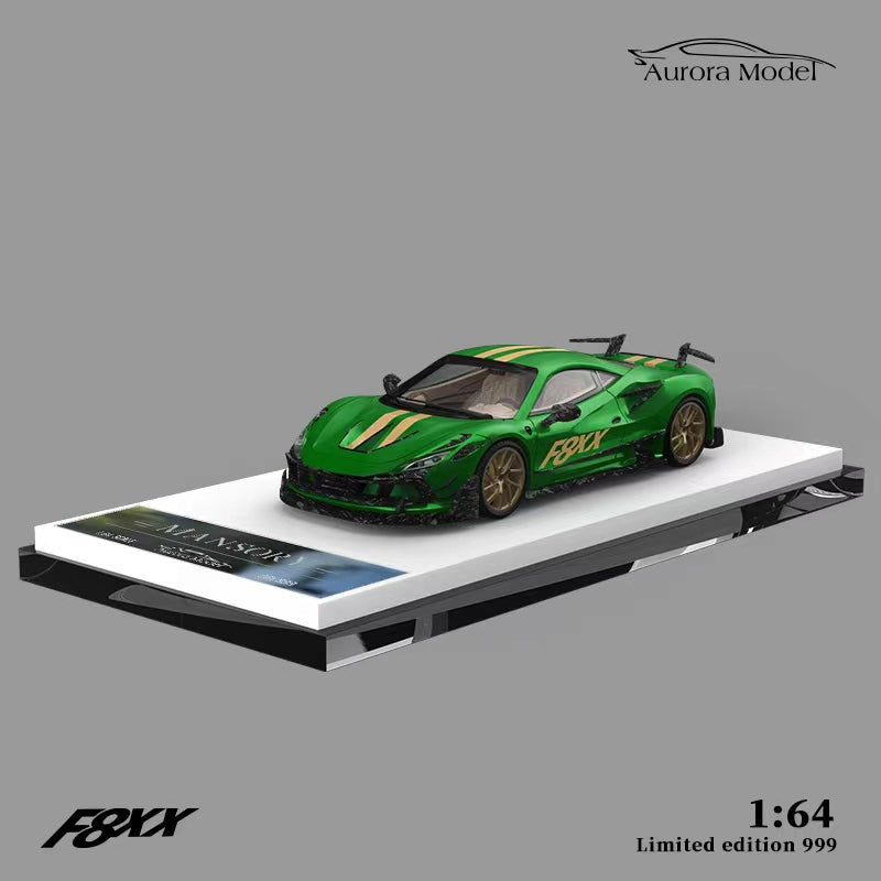 AURORA MODEL F8 Tributo Green Lace 1:64 scale model car