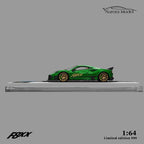 Details of the F8 Tributo Green Lace Pattern car