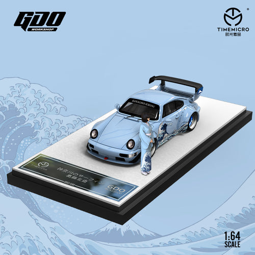 GDO Porsche 964 Kanagawa-Doll Version 1:64 Scale Model