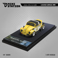 Beetle-Yellow MINI STATION 1:64 scale model car