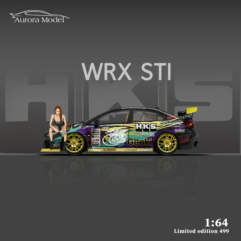 HKS decals on the car body
