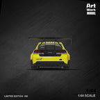 Body of a modified Honda Civic Spoon with cartoon decals