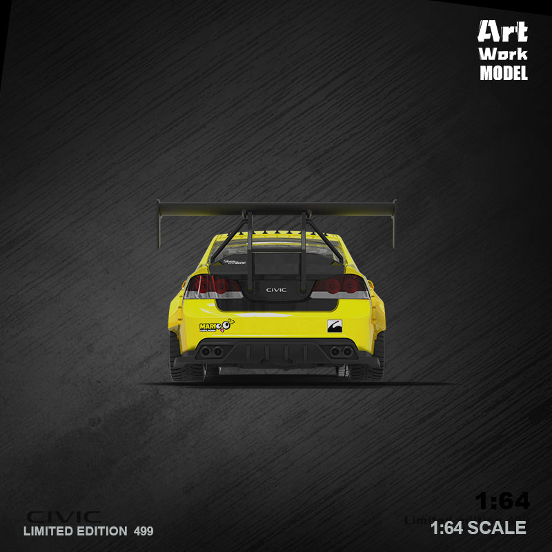 Figure next to a modified Honda Civic Spoon