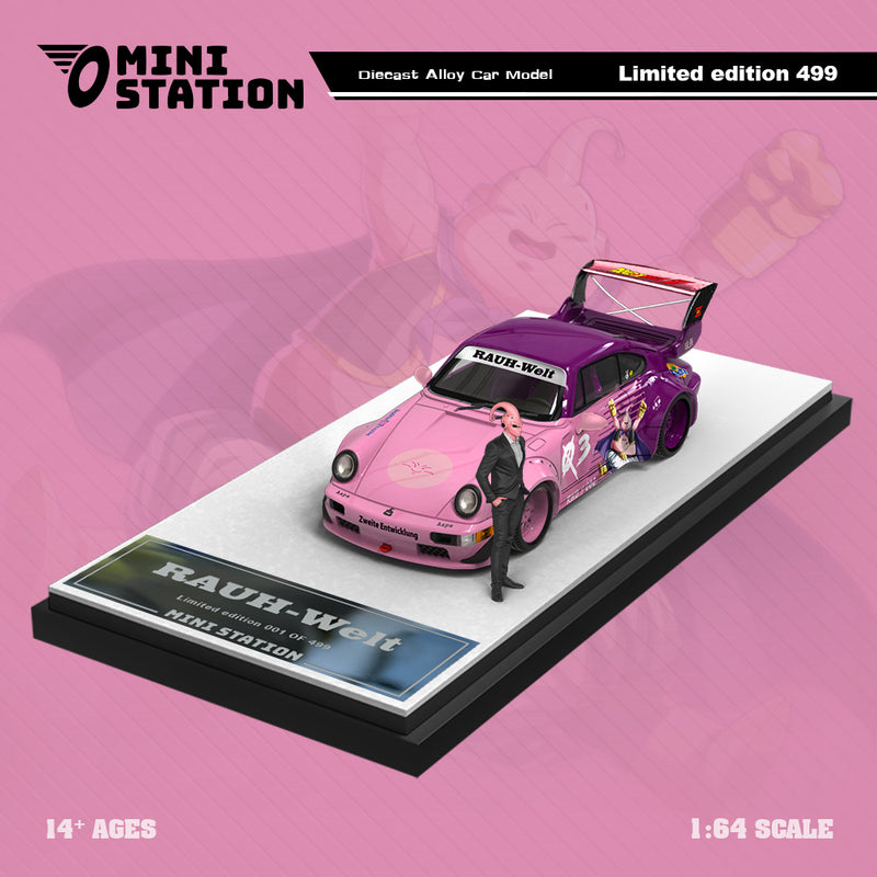 Car model MINI STATION RWB964 Majin Buu Doll Version 1:64