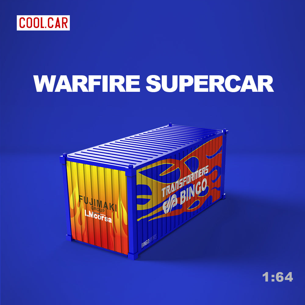 1:64 Scale Container Truck Model