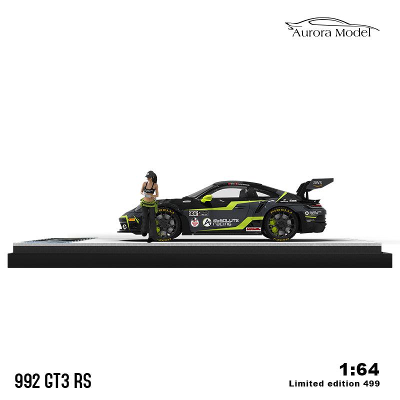 Porsche 992 GT3 RS 1:64 scale model