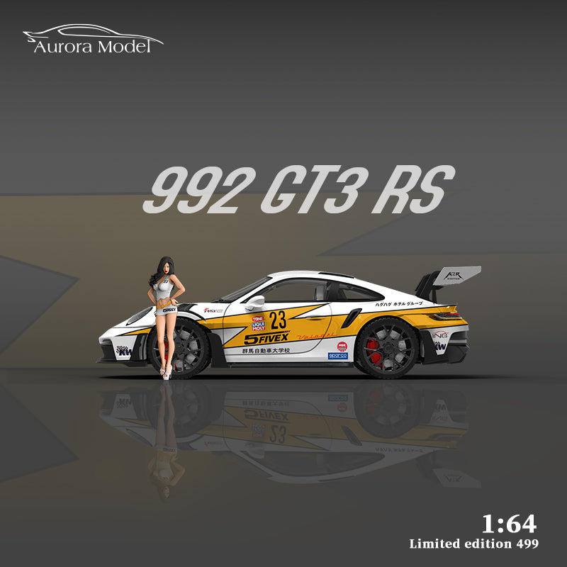 Porsche 992 GT3 RS lightning bolt livery