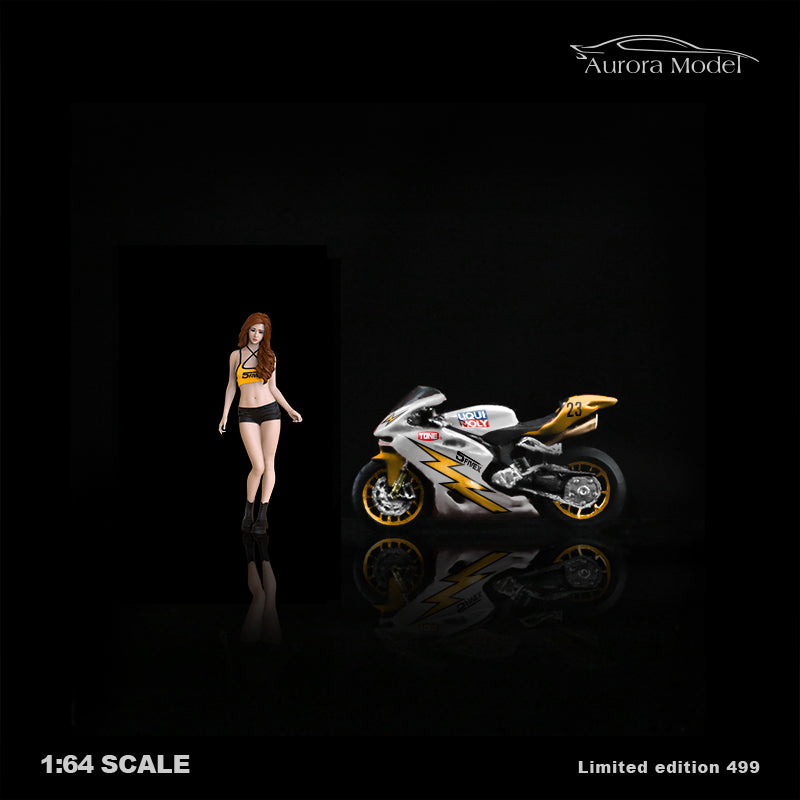 Lightning Motorcycle Set AURORA MODEL 1:64 Scale