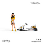Lightning Go-Kart Set 1:64 Scale Model