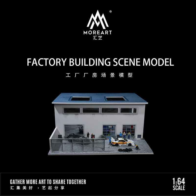MOREART 1:64 Factory Scene Diorama