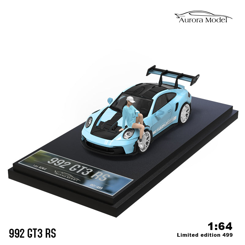 Porsche 992 GT3 RS Mason Blue AURORA MODEL