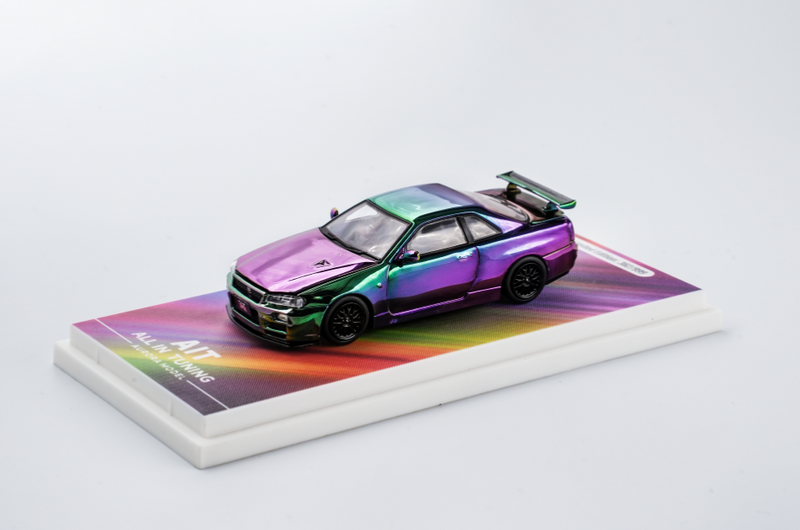 AURORA MODEL AM-R34 model car with color-changing electroplating