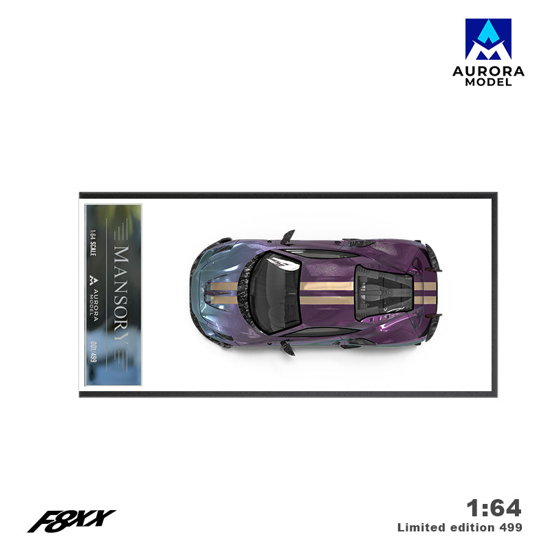 Maserati F8XX-Metal Chameleon Bicycle 1:64 Scale