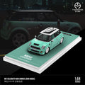 BMW MINI COOPER Light Green Model Car