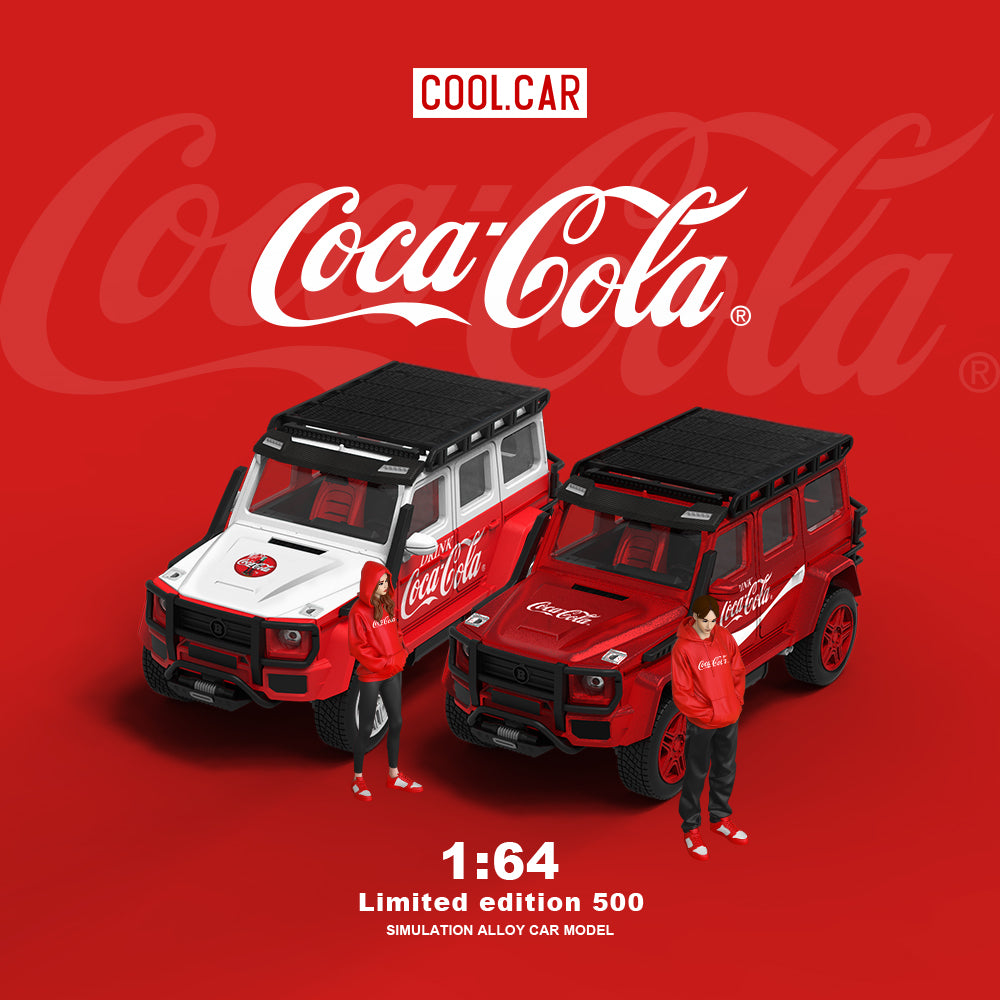 Front view of the G550 Red and White Coca-Cola