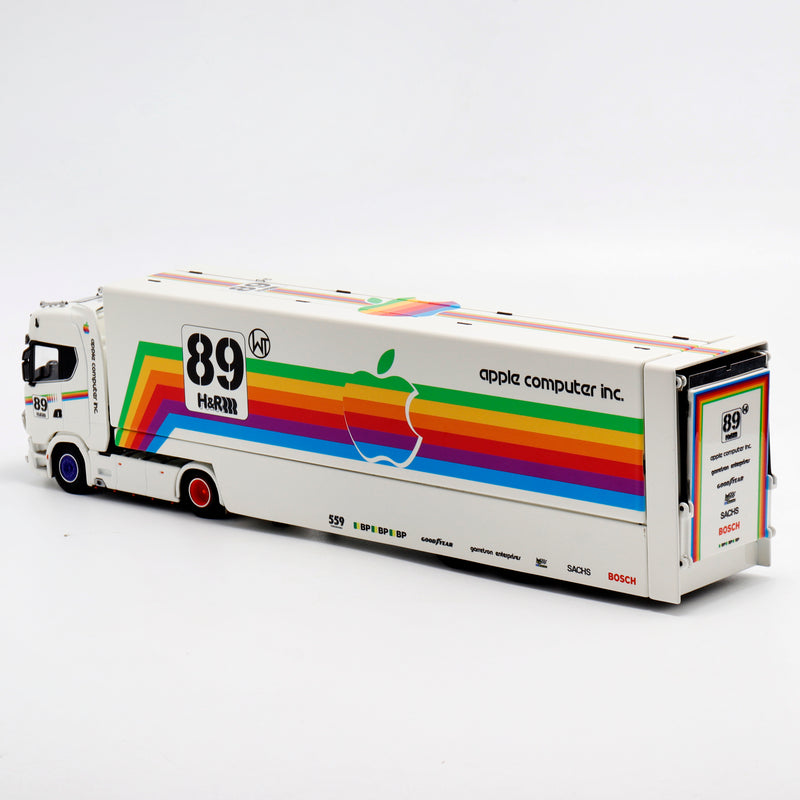 MODERN ART 1:64 scale model car Scania S730 v8 Double-closed Apple 89# White