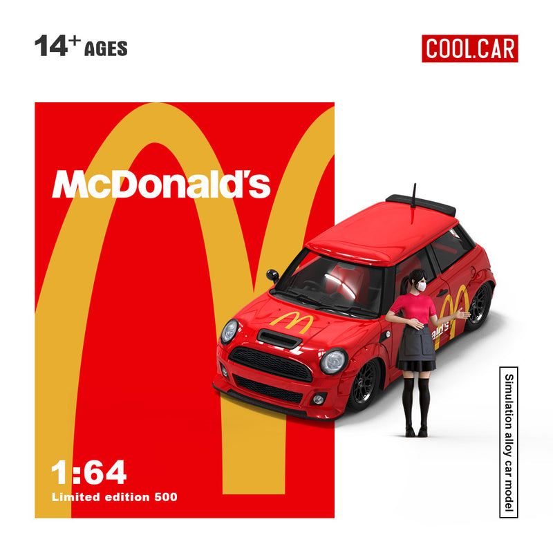 Mini-McDonald's COOL CAR model 1:64
