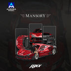 Side view of the AURORA MODEL Maserati F8XX (1:64 scale)