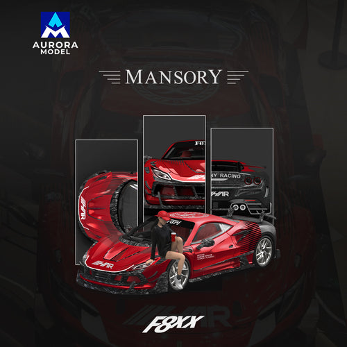 Side view of the AURORA MODEL Maserati F8XX (1:64 scale)