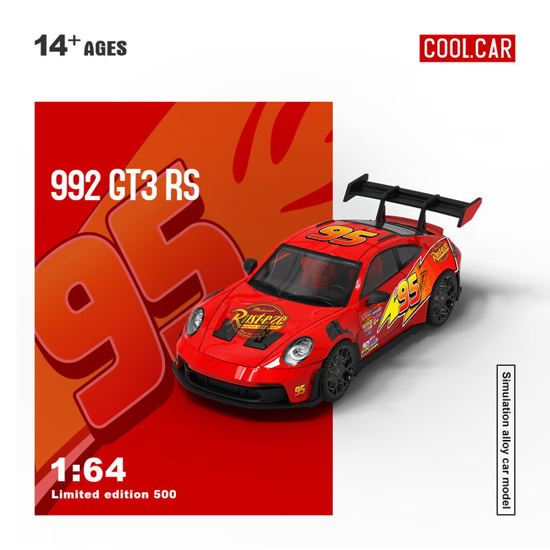 Porsche 992 GT3 RS COOL CAR 1:64 scale