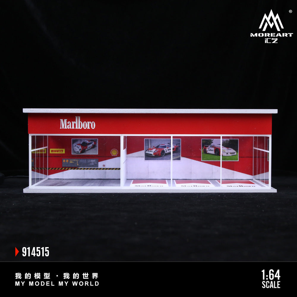 Marlboro Parking Showroom Diorama Model 1:64