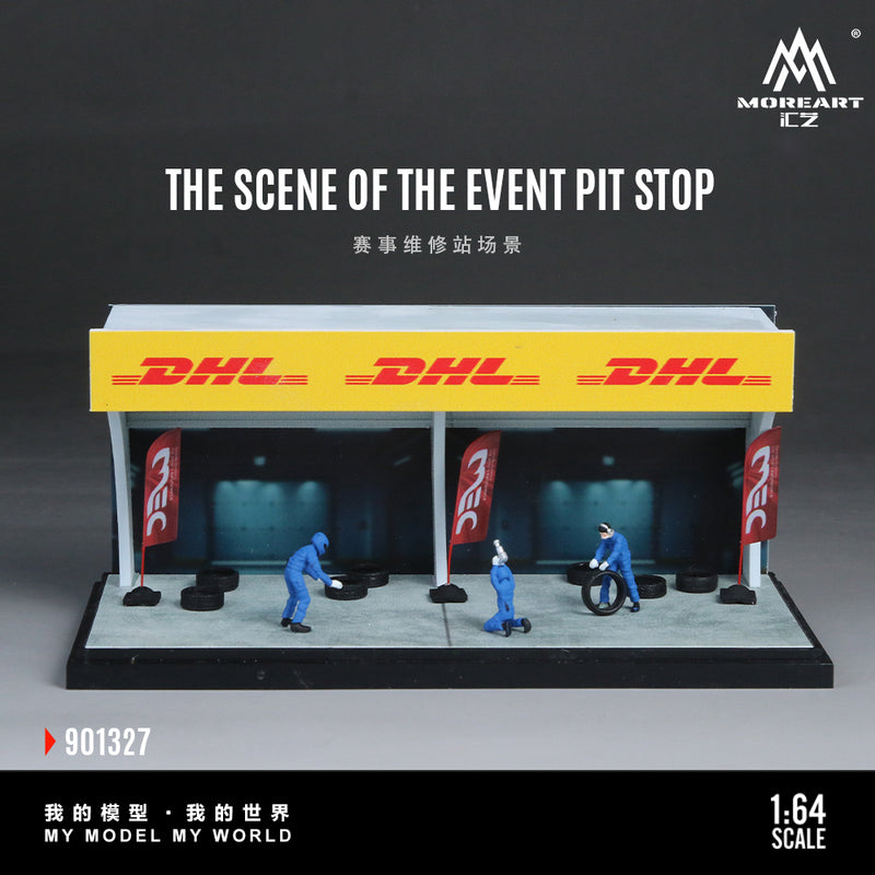 MOREART Race Patch Site Simulation Diorama Model
