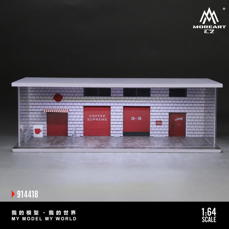 MOREART Trendy Cafe Diorama Model 1:64